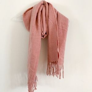 NWT LOFT Pashmina Style Pink Scarf